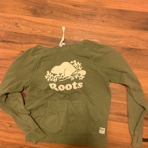 Roots green hoodie
